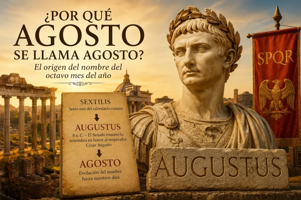 ¿POR QUÉ AGOSTO SE LLAMA AGOSTO? EL ORIGEN E HISTORIA DEL NOMBRE DEL OCTAVO MES DEL AÑO